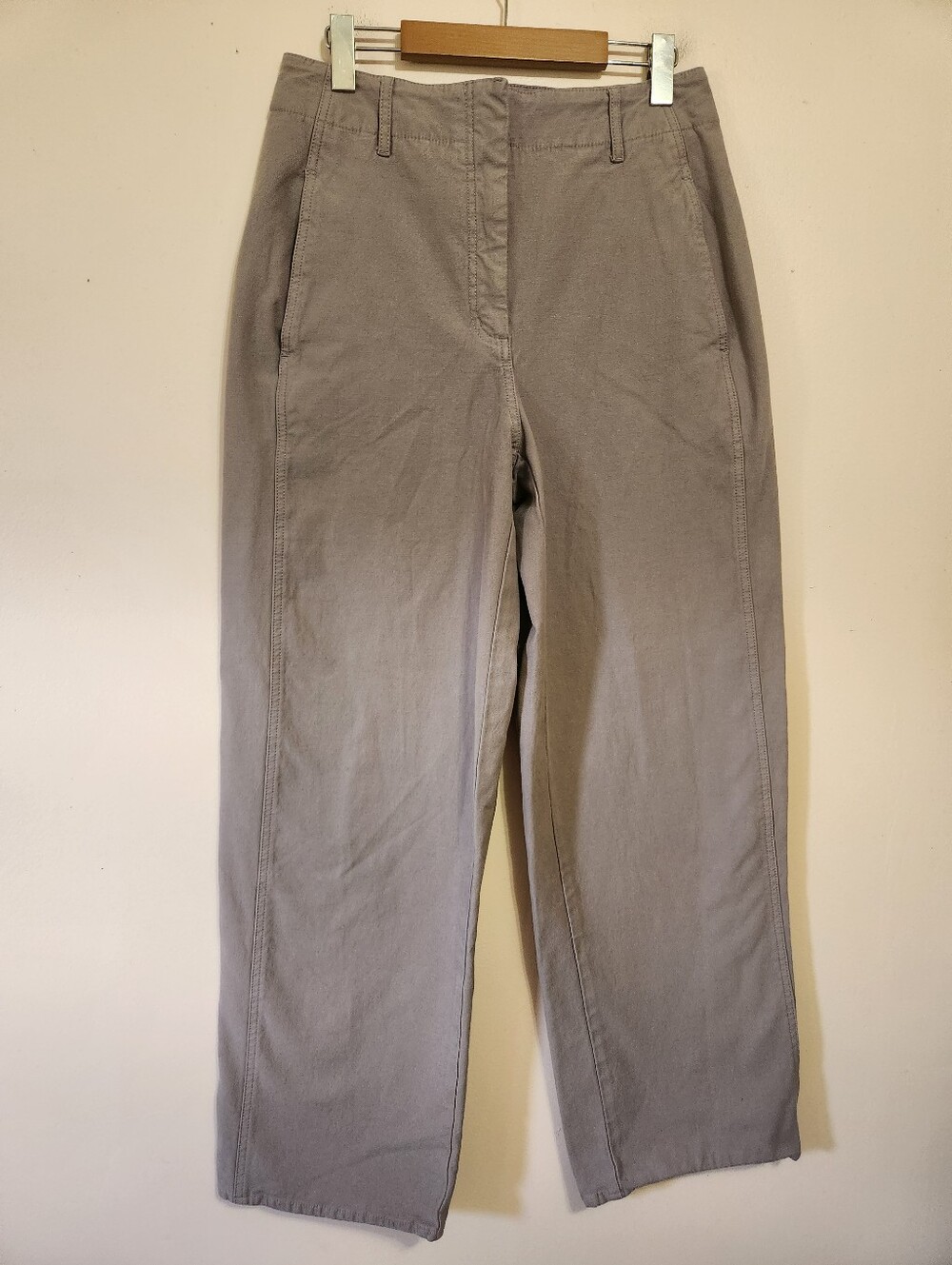 Aritzia Wilfred Free Ascendant High Rise Wide Leg Utility Pants Purple Size 10